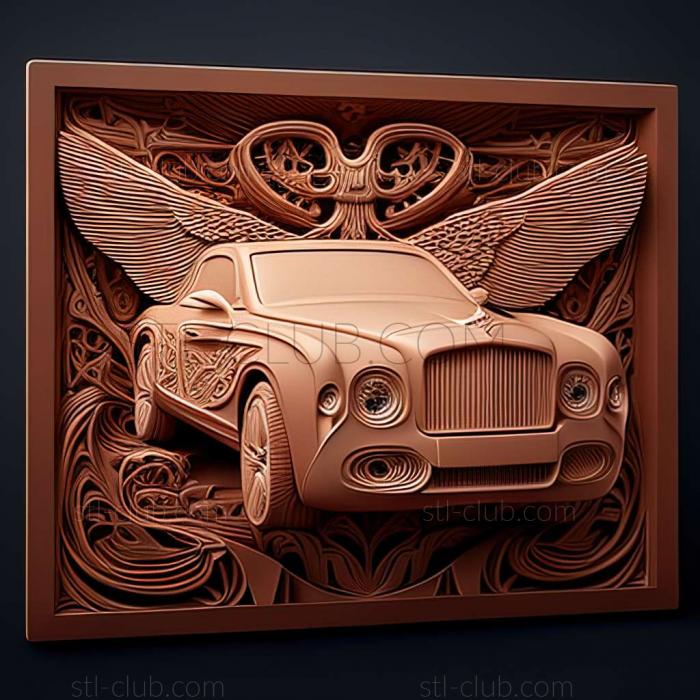 3D мадэль Bentley Mulsanne 2010 (STL)